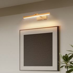 16inch Gold Bathroom Light Fixtures Over Mirror Modern Dimmable LED Vanity Light For Bathroom Wall Lighting