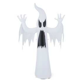 7.7 FT Tall Halloween Inflatables Ghost With Built-in RGB LED Lights For Decoration