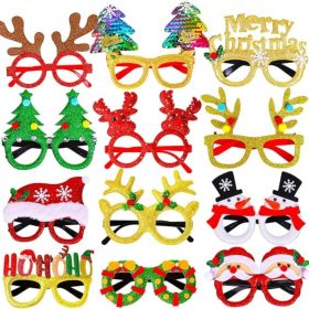 12Pcs Christmas Glasses Accessories Party Favors For Kids