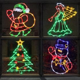 16 Inch Christmas Window Silhouette Lights
